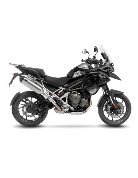 Silencieux LEOVINCE SBK LV-14 inox - carbone - TRIUMPH 1200 TIGER GT / RALLY / PRO / EXPLORER 2022 - 2025