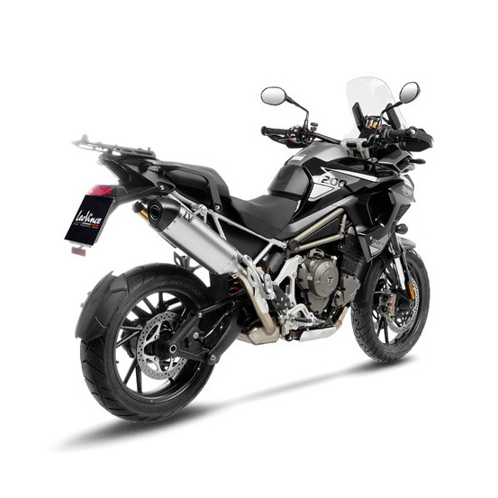 Silencieux LEOVINCE SBK LV-14 inox - carbone - TRIUMPH 1200 TIGER GT / RALLY / PRO / EXPLORER 2022 - 2025