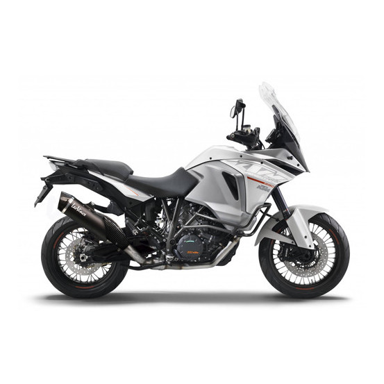 Silencieux LEOVINCE SBK NERO inox - carbone - KTM 1050 ADVENTURE / 1290 SUPER ADVENTURE 2015-2016 / 1190 ADVENTURE - R 2013-2016