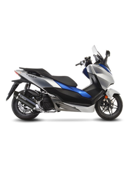 Ligne complète LEOVINCE SBK NERO inox - carbone - HONDA 125 FORZA 2017 - 2020