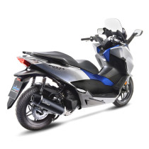 Ligne complète LEOVINCE SBK NERO inox - carbone - HONDA 125 FORZA 2017 - 2020 2
