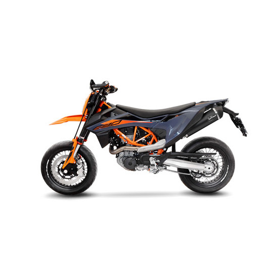 Silencieux LEOVINCE SBK NERO inox - carbone - GAS GAS 700 ES - SM 2022 - 2024 / KTM 690 SMC R - ENDURO R 2019 - 2024