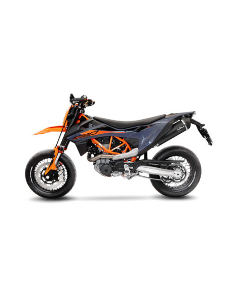 Silencieux LEOVINCE SBK NERO inox - carbone - GAS GAS 700 ES - SM 2022 - 2024 / KTM 690 SMC R - ENDURO R 2019 - 2024