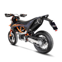 Silencieux LEOVINCE SBK NERO inox - carbone - GAS GAS 700 ES - SM 2022 - 2024 / KTM 690 SMC R - ENDURO R 2019 - 2024 2