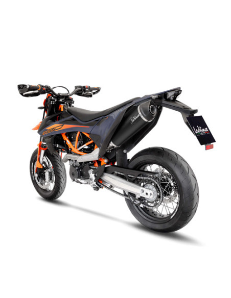 Silencieux LEOVINCE SBK NERO inox - carbone - GAS GAS 700 ES - SM 2022 - 2024 / KTM 690 SMC R - ENDURO R 2019 - 2024