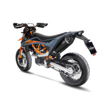 Ligne complète LEOVINCE SBK NERO inox - carbone - GAS GAS 700 ES - SM 2022 - 2024 / KTM 690 SMC R - ENDURO R 2019 - 2024 2