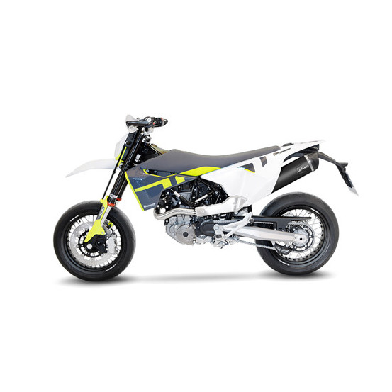Silencieux LEOVINCE SBK NERO inox - carbone - HUSQVARNA 701 ENDURO / LR 2021 - 2024 - 701 SUPERMOTO 2021 - 2024