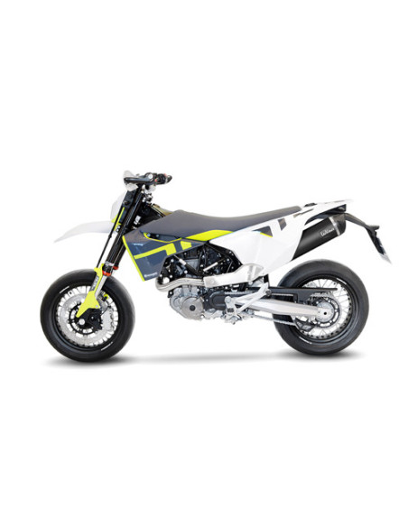 Silencieux LEOVINCE SBK NERO inox - carbone - HUSQVARNA 701 ENDURO / LR 2021 - 2024 - 701 SUPERMOTO 2021 - 2024