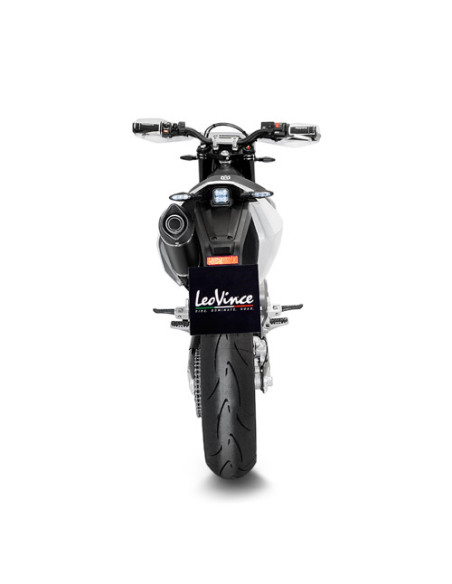 Silencieux LEOVINCE SBK NERO inox - carbone - HUSQVARNA 701 ENDURO / LR 2021 - 2024 - 701 SUPERMOTO 2021 - 2024