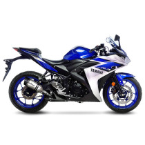 Silencieux LEOVINCE SBK LV PRO inox - carbone - YAMAHA 250 YZF-R25 2014 - 2018 / 300 MT-03 2016 - 2017 / 300 YZF R3 2015 - 2017 2