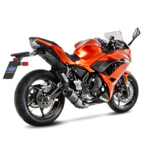 Ligne complète LEOVINCE SBK LV ONE EVO inox - carbone - KAWASAKI 650 NINJA 2017 - 2020 - 650 Z 2017 - 2020 2