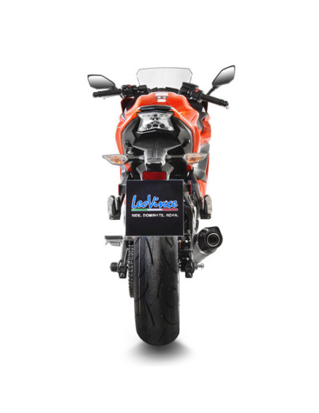 Ligne complète LEOVINCE SBK LV ONE EVO carbone - KAWASAKI 650 NINJA 2017 - 2020 / 650 Z 2017 - 2020