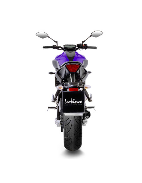 Ligne complète LEOVINCE SBK LV ONE EVO inox - carbone - YAMAHA 700 MT-07 2017-2020 - 700 TRACER / TRACER GT / XSR 2016-2020