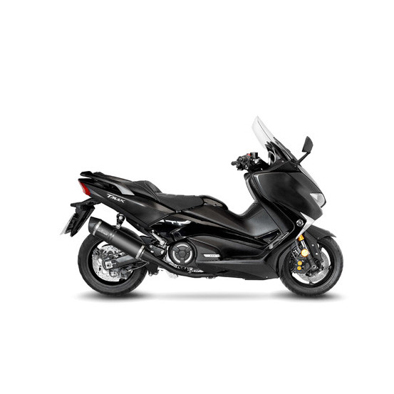 Ligne complète LEOVINCE SBK LV ONE EVO BLACK inox - carbone - YAMAHA 530 T-MAX / DX / SX 2017-2019 - 560 T-MAX 2020-2024