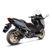 Ligne complète LEOVINCE SBK LV ONE EVO BLACK inox - carbone - YAMAHA 530 T-MAX / DX / SX 2017-2019 - 560 T-MAX 2020-2024 2
