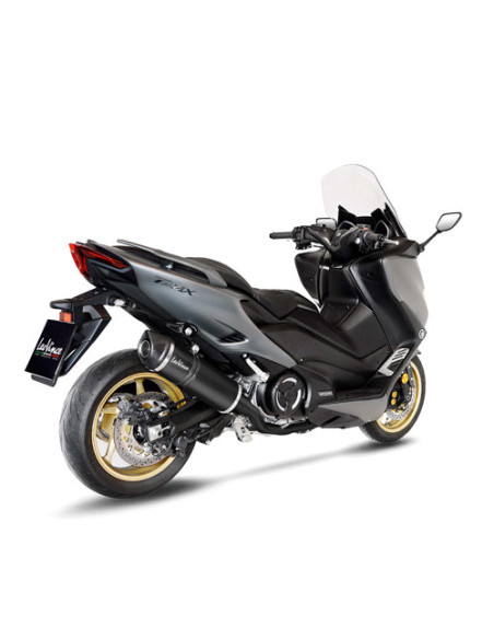 Ligne complète LEOVINCE SBK LV ONE EVO BLACK inox - carbone - YAMAHA 530 T-MAX / DX / SX 2017-2019 - 560 T-MAX 2020-2024