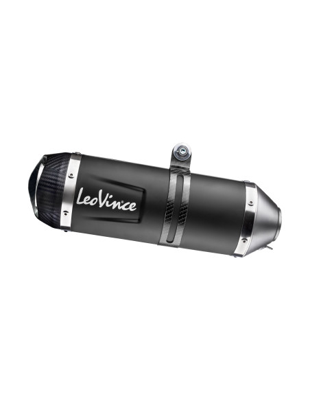 Ligne complète LEOVINCE SBK LV ONE EVO BLACK inox - carbone - YAMAHA 530 T-MAX / DX / SX 2017-2019 - 560 T-MAX 2020-2024