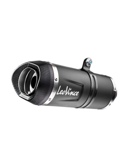Ligne complète LEOVINCE SBK LV ONE EVO BLACK inox - carbone - YAMAHA 530 T-MAX / DX / SX 2017-2019 - 560 T-MAX 2020-2024