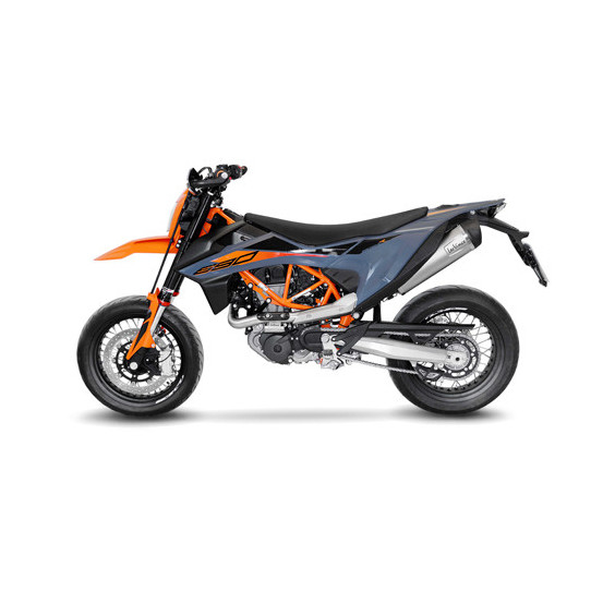 Ligne complète LEOVINCE SBK LV ONE EVO inox - carbone - GAS GAS 700 ES / SM 2022 - 2024 - KTM 690 SMC R / ENDURO R 2019 - 2024