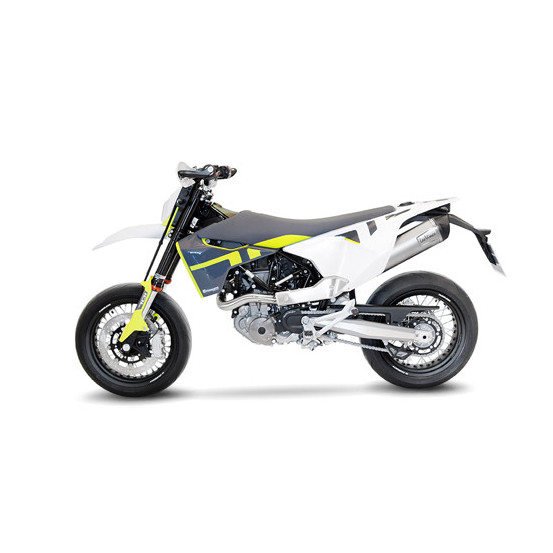 Silencieux LEOVINCE SBK LV ONE EVO inox - carbone - HUSQVARNA 701 SUPERMOTO 2021 - 2024 - 701 ENDURO / LR 2021 - 2024