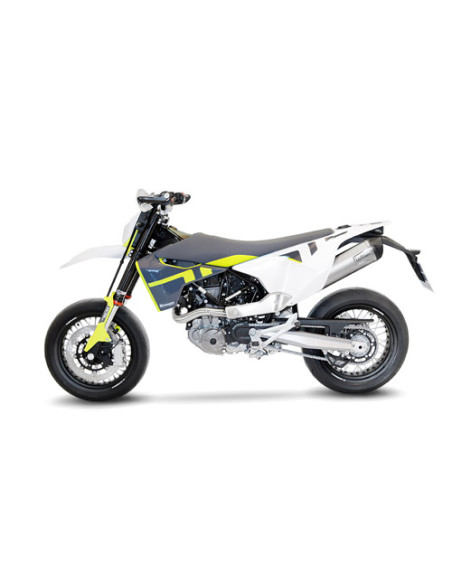 Silencieux LEOVINCE SBK LV ONE EVO inox - carbone - HUSQVARNA 701 SUPERMOTO 2021 - 2024 - 701 ENDURO / LR 2021 - 2024