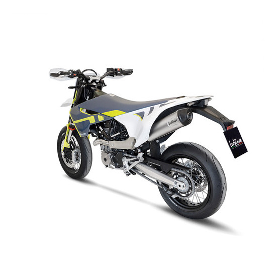 Silencieux LEOVINCE SBK LV ONE EVO inox - carbone - HUSQVARNA 701 SUPERMOTO 2021 - 2024 - 701 ENDURO / LR 2021 - 2024