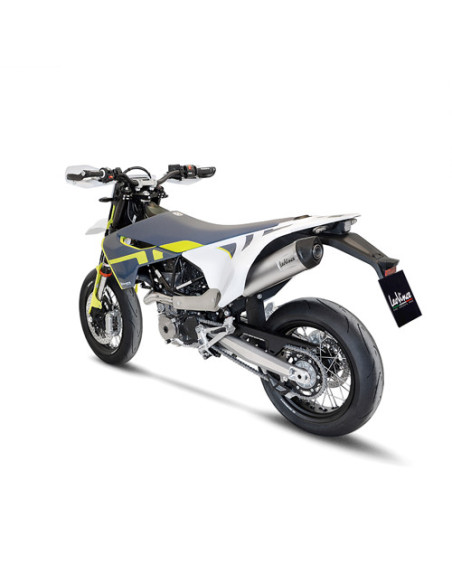 Silencieux LEOVINCE SBK LV ONE EVO inox - carbone - HUSQVARNA 701 SUPERMOTO 2021 - 2024 - 701 ENDURO / LR 2021 - 2024