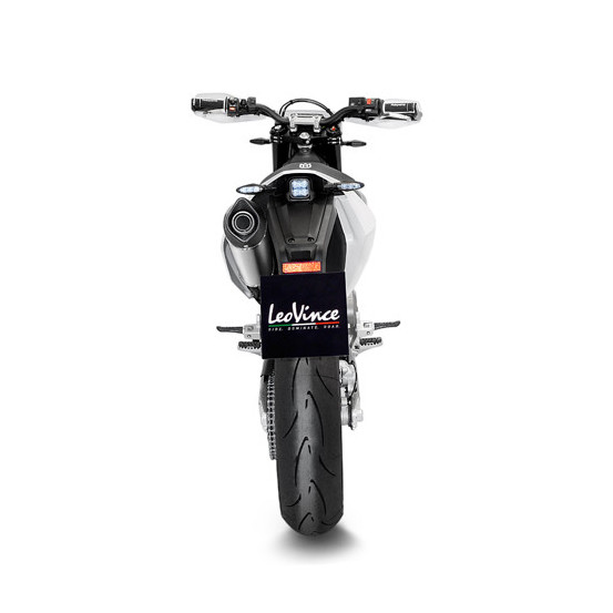 Silencieux LEOVINCE SBK LV ONE EVO inox - carbone - HUSQVARNA 701 SUPERMOTO 2021 - 2024 - 701 ENDURO / LR 2021 - 2024