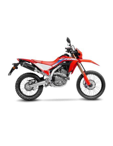 Silencieux LEOVINCE SBK LV ONE EVO BLACK inox - carbone - HONDA 300 CRF 300 L / CRF 300 RALLY 2021 - 2024