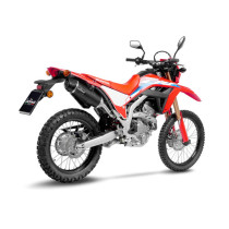 Silencieux LEOVINCE SBK LV ONE EVO BLACK inox - carbone - HONDA 300 CRF 300 L / CRF 300 RALLY 2021 - 2024 2