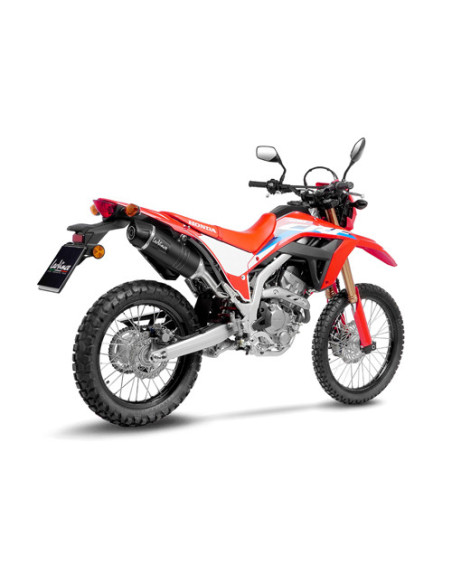 Silencieux LEOVINCE SBK LV ONE EVO BLACK inox - carbone - HONDA 300 CRF 300 L / CRF 300 RALLY 2021 - 2024