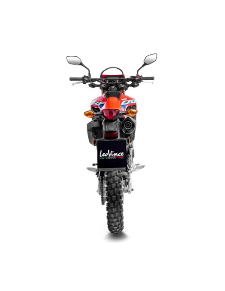 Silencieux LEOVINCE SBK LV ONE EVO BLACK inox - carbone - HONDA 300 CRF 300 L / CRF 300 RALLY 2021 - 2024