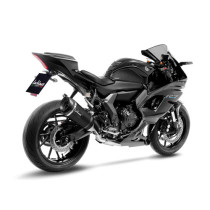 Ligne complète LEOVINCE SBK FACTORY S BLACK inox - carbone - YAMAHA 700 YZF-R7 2021 - 2024 2