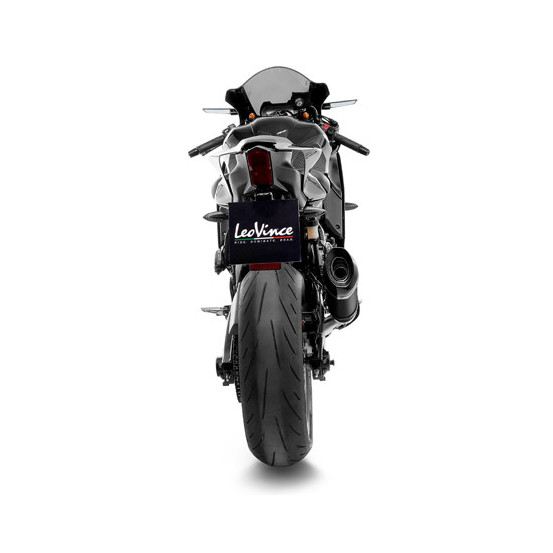 Ligne complète LEOVINCE SBK FACTORY S BLACK inox - carbone - YAMAHA 700 YZF-R7 2021 - 2024