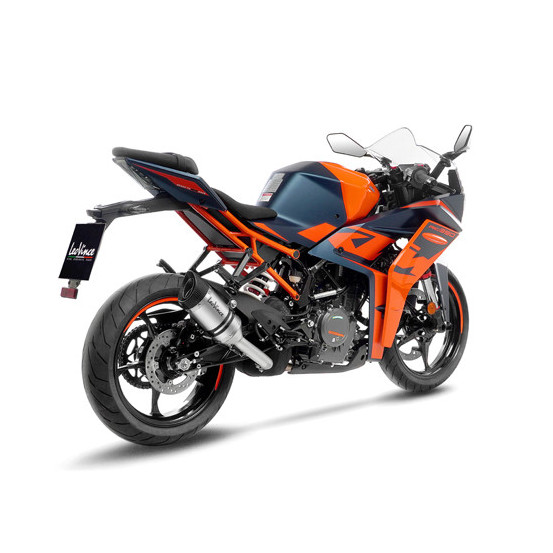 Silencieux LEOVINCE SBK LV PRO inox - carbone - KTM 125 RC 2022 - 2023 - 390 RC 2022 - 2023