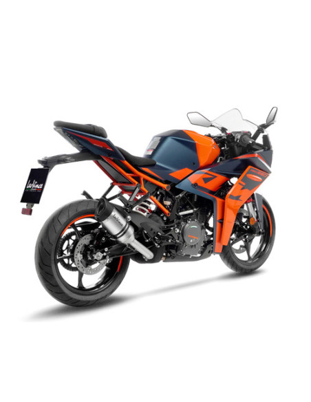 Silencieux LEOVINCE SBK LV PRO inox - carbone - KTM 125 RC 2022 - 2023 - 390 RC 2022 - 2023