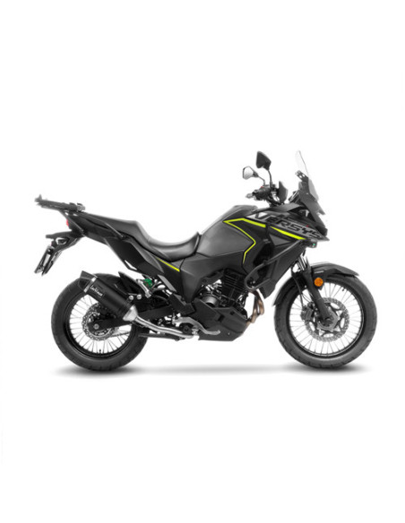 Silencieux LEOVINCE SBK LV ONE EVO BLACK inox - carbone - KAWASAKI 300 VERSYS-X 300 / ADVENTURE 2017 - 2022