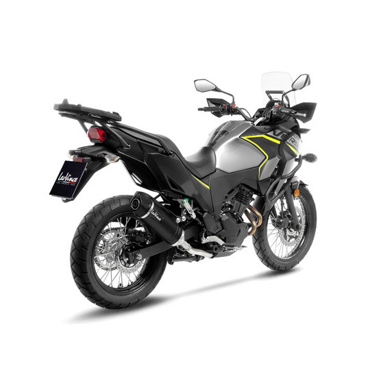 Silencieux LEOVINCE SBK LV ONE EVO BLACK inox - carbone - KAWASAKI 300 VERSYS-X 300 / ADVENTURE 2017 - 2022