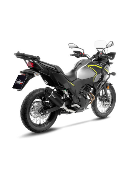 Silencieux LEOVINCE SBK LV ONE EVO BLACK inox - carbone - KAWASAKI 300 VERSYS-X 300 / ADVENTURE 2017 - 2022