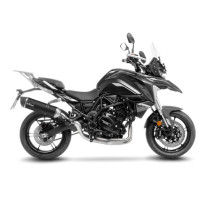Silencieux LEOVINCE SBK LV ONE EVO BLACK inox - carbone - BENELLI 700 TRK 702 / 702X 2023 - 2024