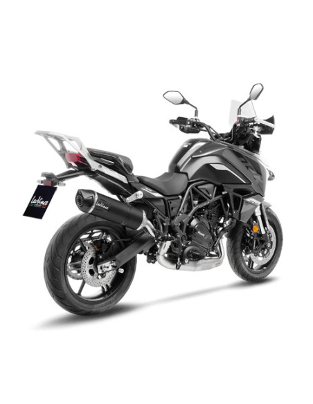 Silencieux LEOVINCE SBK LV ONE EVO BLACK inox - carbone - BENELLI 700 TRK 702 / 702X 2023 - 2024