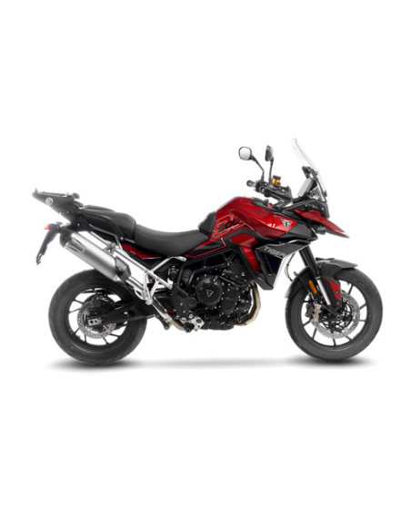 Silencieux LEOVINCE SBK LV ONE EVO inox - carbone - TRIUMPH 900 TIGER GT / GT PRO / RALLY PRO 2024 - 2025