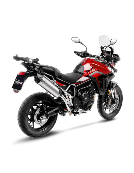 Silencieux LEOVINCE SBK LV ONE EVO inox - carbone - TRIUMPH 900 TIGER GT / GT PRO / RALLY PRO 2024 - 2025