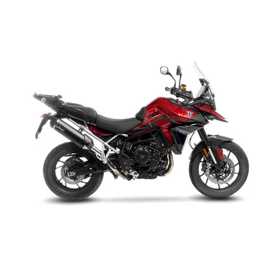 Silencieux LEOVINCE SBK LV ONE EVO BLACK inox - carbone - TRIUMPH 900 TIGER GT / GT PRO / RALLY PRO 2024 - 2025