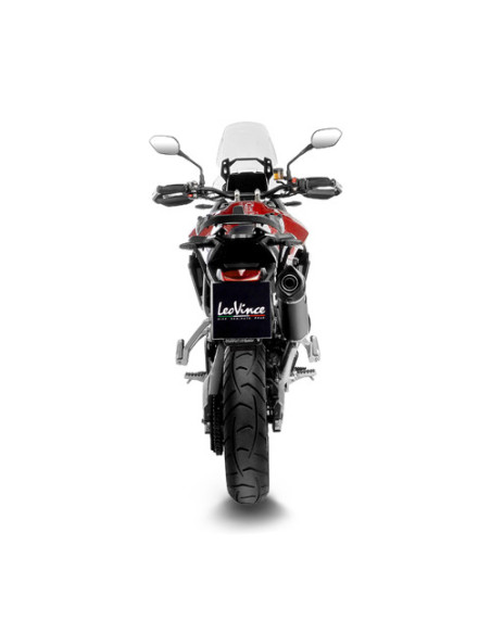 Silencieux LEOVINCE SBK LV ONE EVO BLACK inox - carbone - TRIUMPH 900 TIGER GT / GT PRO / RALLY PRO 2024 - 2025