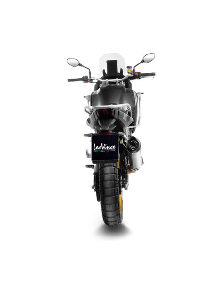 Silencieux LEOVINCE SBK LV ONE EVO inox - carbone - KOVE 800X PRO / ADV / RALLY 2024 - 2025