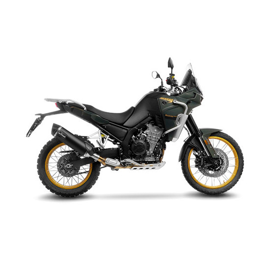 Silencieux LEOVINCE SBK LV ONE EVO BLACK inox - carbone - KOVE 800 X PRO / ADV / RALLY 2024 - 2025