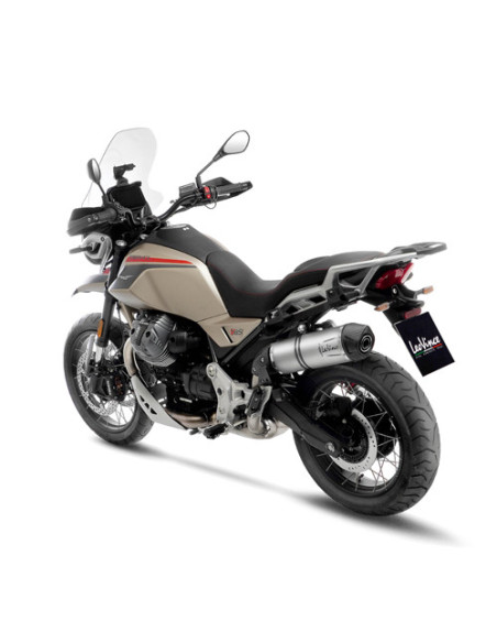 Silencieux LEOVINCE SBK LV ONE EVO inox - carbone - MOTO GUZZI 850 V85 TT 2019 - 2025