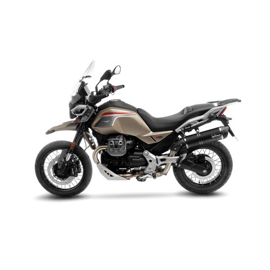 Silencieux LEOVINCE SBK LV ONE EVO BLACK inox - carbone - MOTO GUZZI 850 V85 TT 2019 - 2025