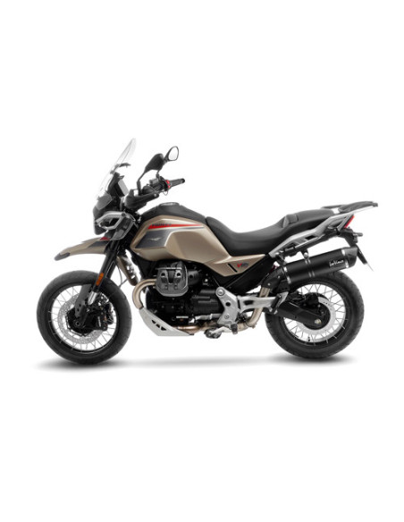 Silencieux LEOVINCE SBK LV ONE EVO BLACK inox - carbone - MOTO GUZZI 850 V85 TT 2019 - 2025
